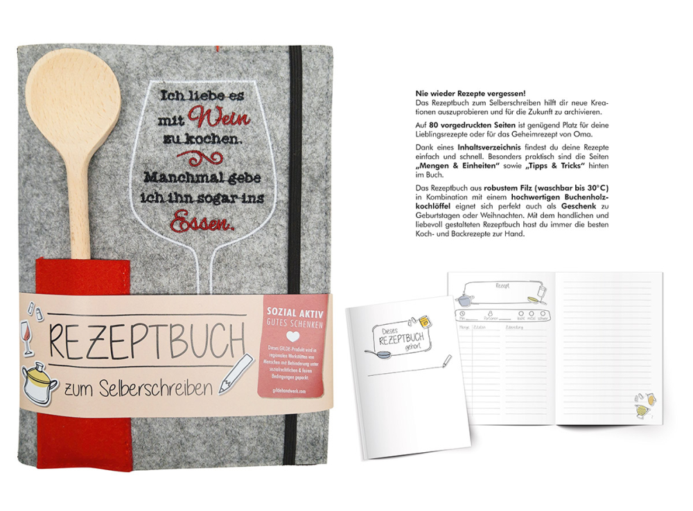 Rezeptbuch "Ich liebe es mit Wein zu kochen..."